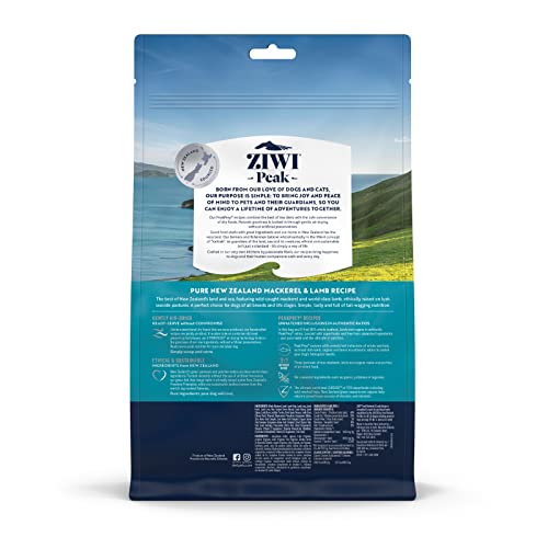 Ziwi Peak Air-Dried Dog Food – All Natural, High Protein, Grain Free And Limited Ingredient With Superfoods (Mackerel And Lamb, 1.0 Lb) #TOP2
