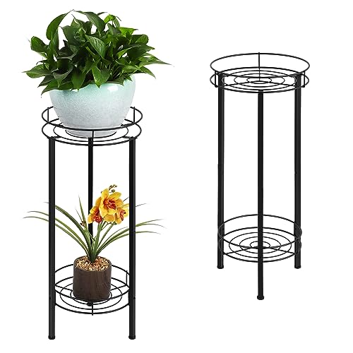 Blumenständer Metall Grau 8-Ebenen Blumenregal Blumentreppe Blumenetagere