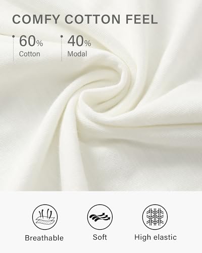 Stelle Womens Modal Soft Crewneck Short Sleeve T Shirts Summer Casual Basic Tops Tees4