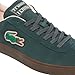 Lacoste Women's Baseshot Sneaker, Dark Green/Dark Gum, 8