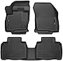Husky Liners Weatherbeater Series | Front & 2nd Seat Floor Liners - Black | 98781 | Fits 2015-2022 Ford Edge 3 Pcs