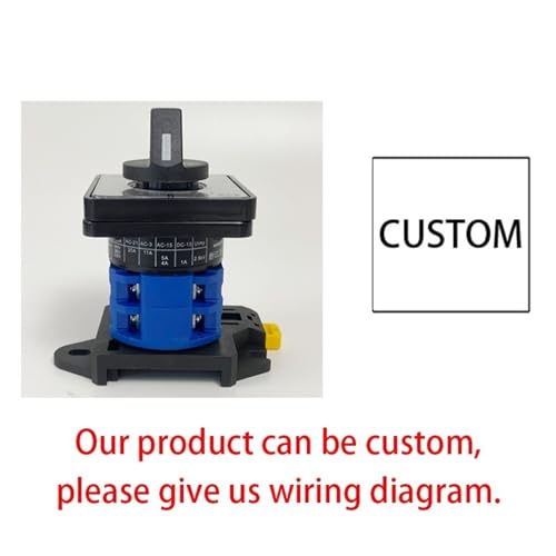 Selector de conversión LW26-20/2 interruptor de leva bicolor para control de automatización 3