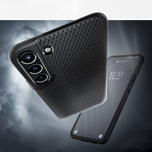 Image of Spigen for Galaxy S22 Plus Case, Liquid Air [No Magnet Ring] [Military-Grade Protection] - Matte Black