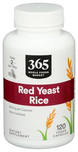 365 by Whole Foods Market Red Yeast Rice 600mg 120 Count