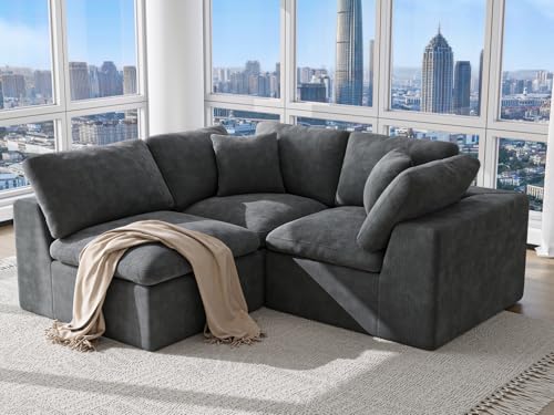 JUDISELEX 76.8” Loveseat Sofa 丨 Sectional Couches for Living Room