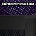 USB Star Projector Night Light, Aevdor Violet Blue Car Ceiling Interior Roof Lights, Bending Freely Adjustable Romantic USB Night Light for Bedroom,Car Ceiling,Party Decoration, Plug and Play