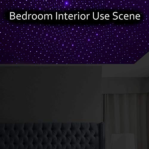 USB Star Night Light, Romantic Car Ceiling Interior Roof Lights, Aevdor Adjustable USB Night Light Projectionfor Bedroom, Car, Party, Ceiling, Plug and Play (Violet Blue)
