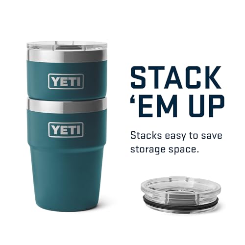 Image of YETI Rambler 16 oz Stackable Tumbler, Vacuum Insulated, Stainless Steel with MagSlider Lid
