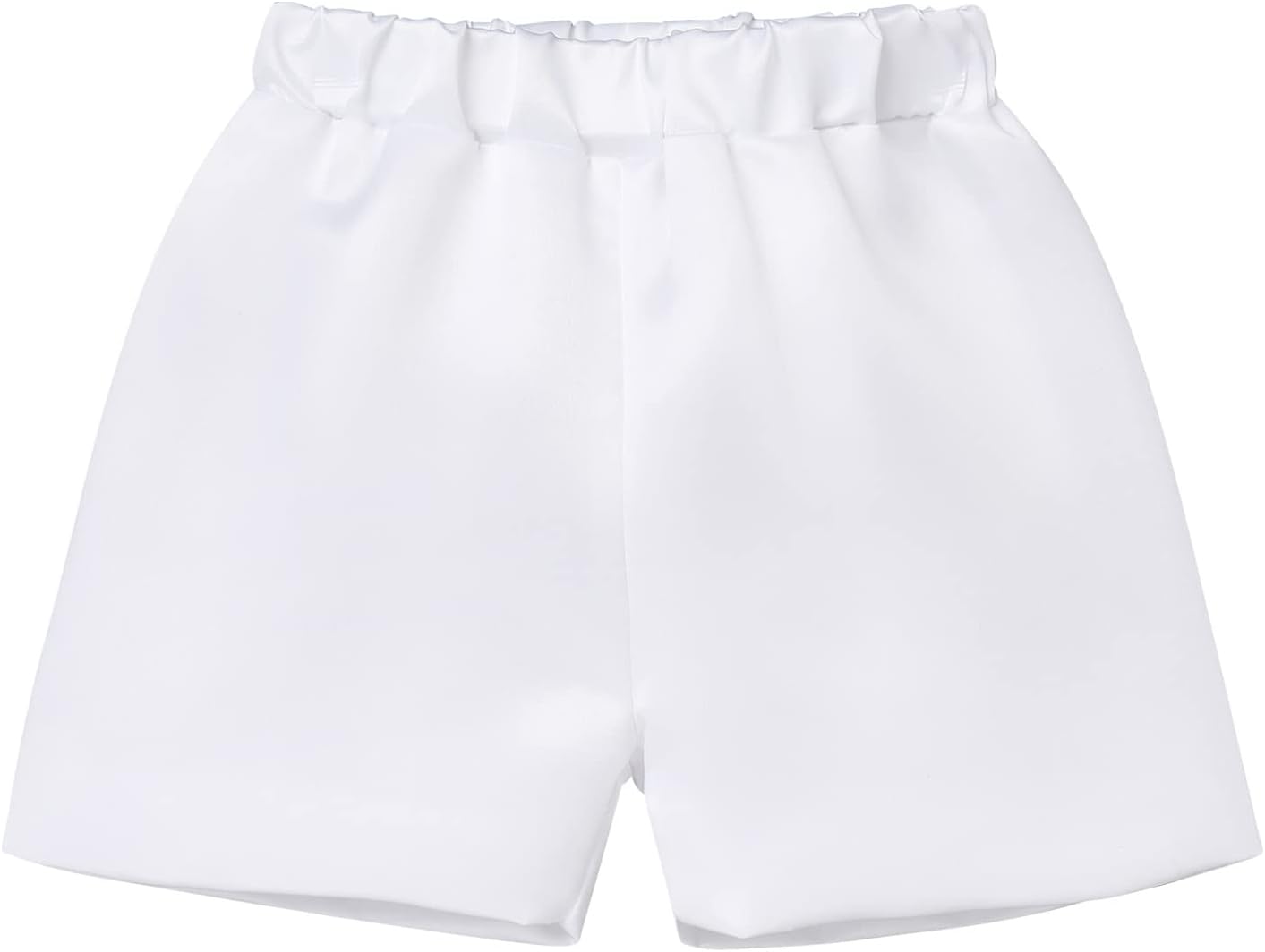 IDOPIP Baptism Christening Outfits for Boys Baby Formal Suit Gentleman Bowtie Romper Vest Shorts White Wedding Tuxedo Outfit - Image 5