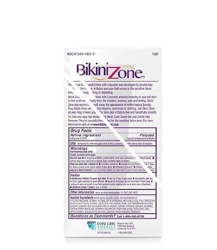 Bikini Zone Medicated After Shave Crème - Instantly Stop Shaving Bumps, Irritation & Itchiness - Gentle Formula Cream for Sensitive Areas - Dermatologist Approved & Stain-Free (1 oz) - Thumbnail 2
