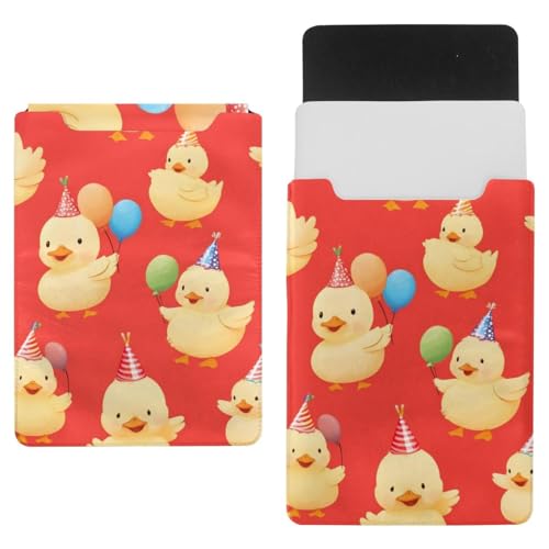 Housse pour ordinateur portable 35,1 x 25,9 cm rouge Celebrate Duck