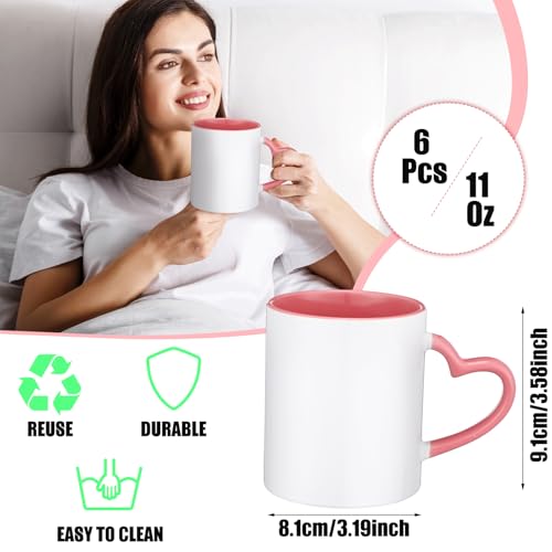Set de 6 Mugs Sublimación Cerámica 11 oz Multicolor miniatura 2