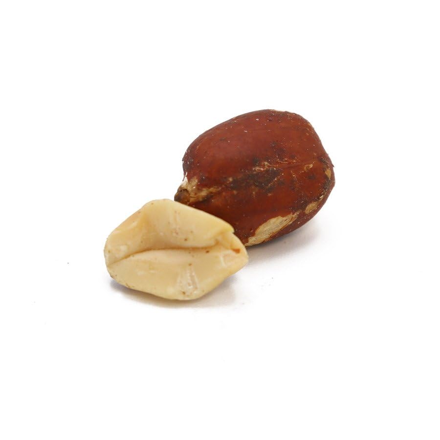 C.J. Dannemiller Red-Skin Peanuts, Bulk 30 LB Box, Shelled, Roasted & Unsalted, Jumbo Runner, Unsalted Peanuts Great For Snacking, Trail Mix, Cooking
