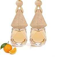 Autoduft Zitrus 2 Pack, Duftbaum Auto Aufhänger Diffusor mit Clip für Lüftungsgitter, Natürlicher Langanhaltender Auto Lufterfrischer innenraum, Autoparfüm set für Männer Frauen Geschenke