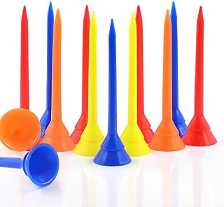 Champkey Big Cup 3-1/4" Golf Tees (50 pcs,Mix Color) - Reduce Friction