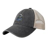 Pepperdine Waves University Adjustable Cowboy Mesh Baseball Cap Hat Black
