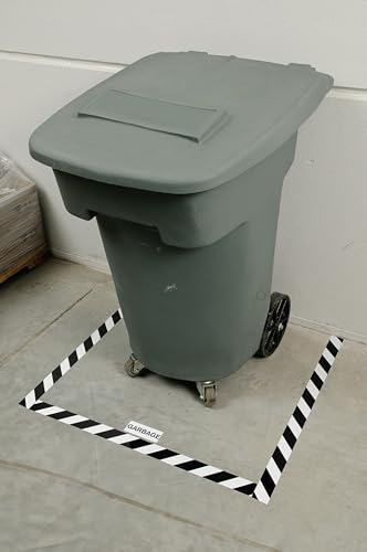 Image of Brady ToughStripe Nonabrasive Diagonal Stripes Floor Marking Tape, 100' Length, 2 inch Width, Black on White (Pack of 1 Roll) - 104319 | Nonabrasive black-and-white diagonal tape measures 2 in x 100 ft for marking aisles, hazards, equipment, and boundaries.