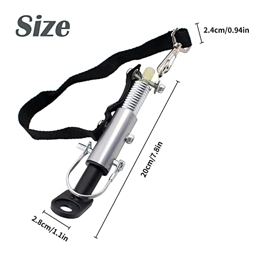 Fahrradanhänger Kupplung Adapter Universal Fahrrad Linker Universal Fahrrad Anhängerkupplung mit Sicherungsstift für Kinderanhänger Hundeanhänger Lastenanhänger