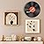 Leptetek 12" Vinyl Records Wall Decor, Vinyl Record Wall Clock, Unique Wall Clocks with Battery Operated (Battery Not Included) Music Decor and Room Decor