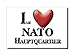 Enjoymagnets NATO HAUPTQUARTIER (NW) Souvenir IMANES DE Nevera Alemania Nordrhein Westfalen IMAN Fridge Magnet Corazon I Love