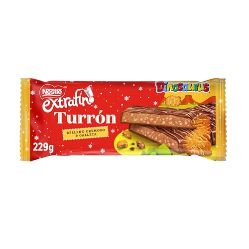 NESTLÉ EXTRAFINO turrón de chocolate con leche Dinosaurus 229g