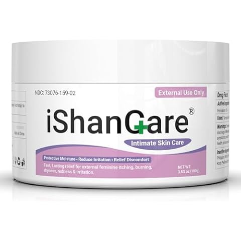 ishancare Organic Vulva Craem - Gentle Intimate Skin Care for Women: Relieves Dryness, Itching, Burning & Redness - 3.52oz Cover