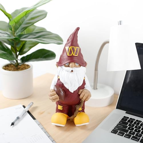 Image of NFL Resin 11.5 inch Team Logo Outdoor Garden Statue Gnome