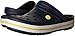 Crocs Unisex Crocband Clog, Navy/Citrus, 5 US Men / 7 US Women