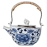 Théière décorative : la poignée ergonomique la prise en main et le déplacement, petite théière