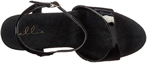 Ellie Shoes Women's C-Juliet Platform Sandal, Black, 6 M US | Image 4