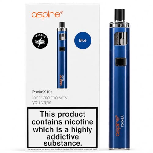 ASPIRE PockeX AIO Kit [Blue] - Refillable Rechargeable