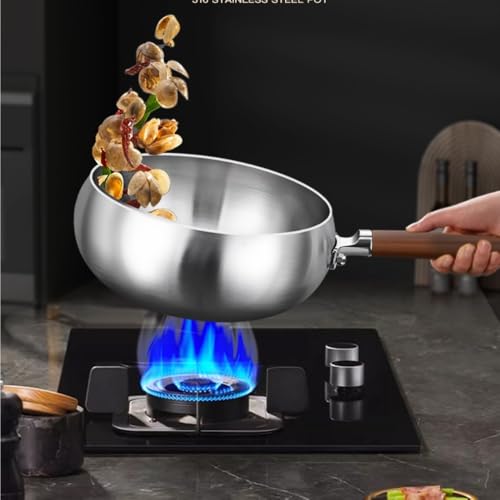 Wok profundo de acero inoxidable 316 - 20 cm miniatura 4