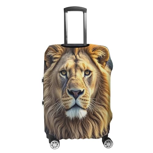 Lion Image Printed Luggage Cover Protector, Fits 18-32 Inch Luggage4