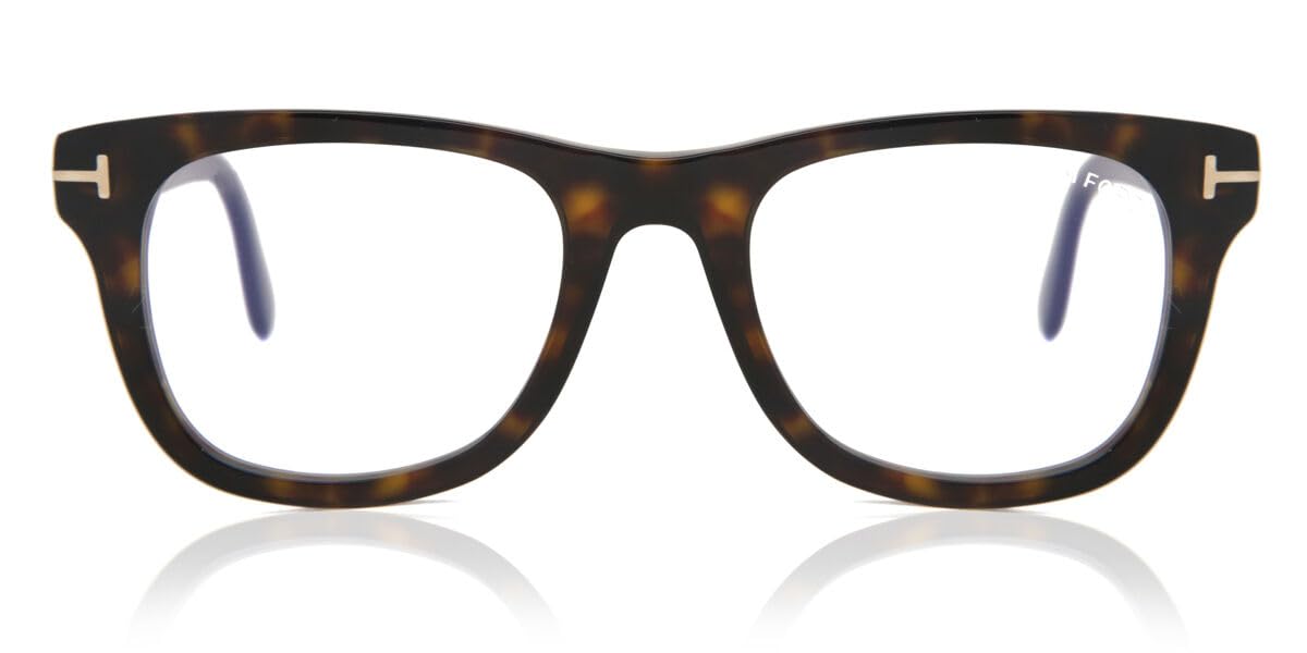 Tom Ford Gafas de Vista FT 5820-B BLUE BLOCK Dark Havana 50/20/145 hombre