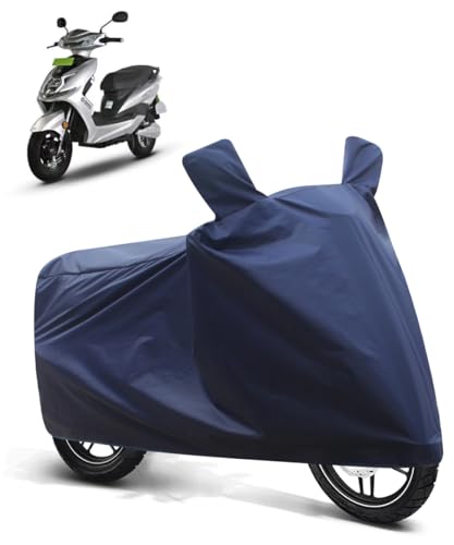 Image of FABTEC Two Wheeler Bike Cover Compatible with Okaya Faast F2F (Blue)