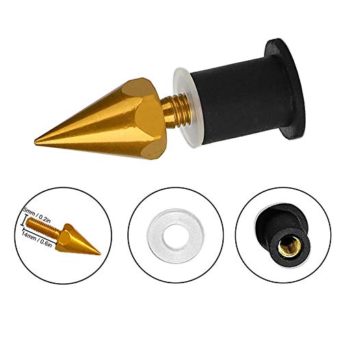 Image of Wind Screen Spike,Windshield M5 Screws Nuts Fit for Motorcycle Modification, golden, default