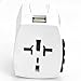 OREI 25Watt Universal Travel Adapter | 2X USBC 1XUSB A - 4-in-1 Universal Power Adapter | Universal Chargers for All Devices compatible 150+ Countries | Type C, A, G, I Compatible