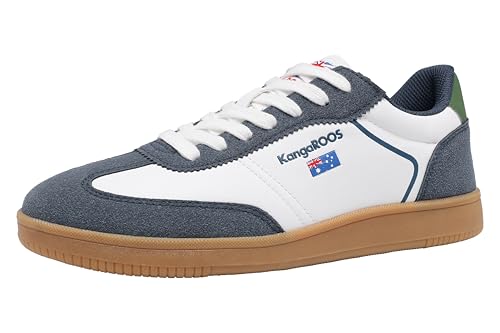 KangaROOS Homme K-nes Larry taille 42, baskets basses bicolores au design epure et elegant