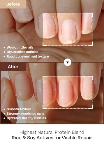 ohora Natural Care Rice Plumping Cuticle Serum – Hydrating Nail Serum with Rice & Soybean Extract, Collagen, Vitamin E & Peptides – Fast-Absorbing, Non-Greasy Nail & Cuticle Care - Image 4