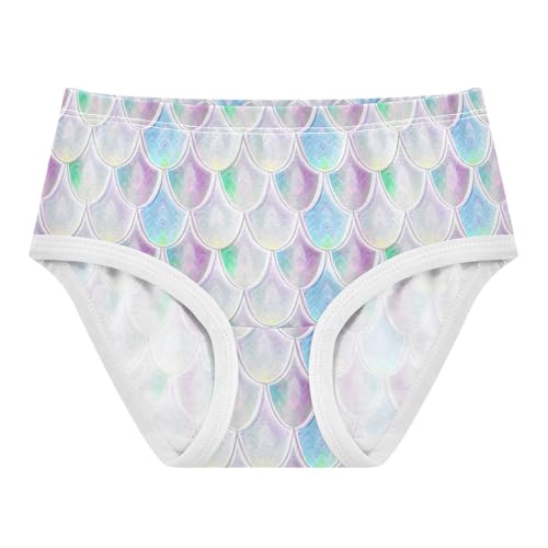 White Blue Purple Dragon Scales Toddler Girls's Underwear 2T 202c1893