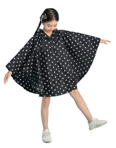 Image of Freesmily Kids Cute Raincoat Waterproof Rain Poncho Jacket Coat for Girls Boys