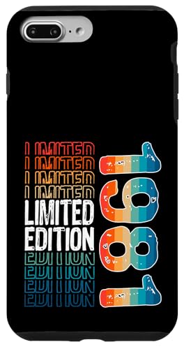Carcasa para iPhone 7 Plus/8 Plus Edición Limitada, Vintage, Retro, año de Nacimiento 1981.