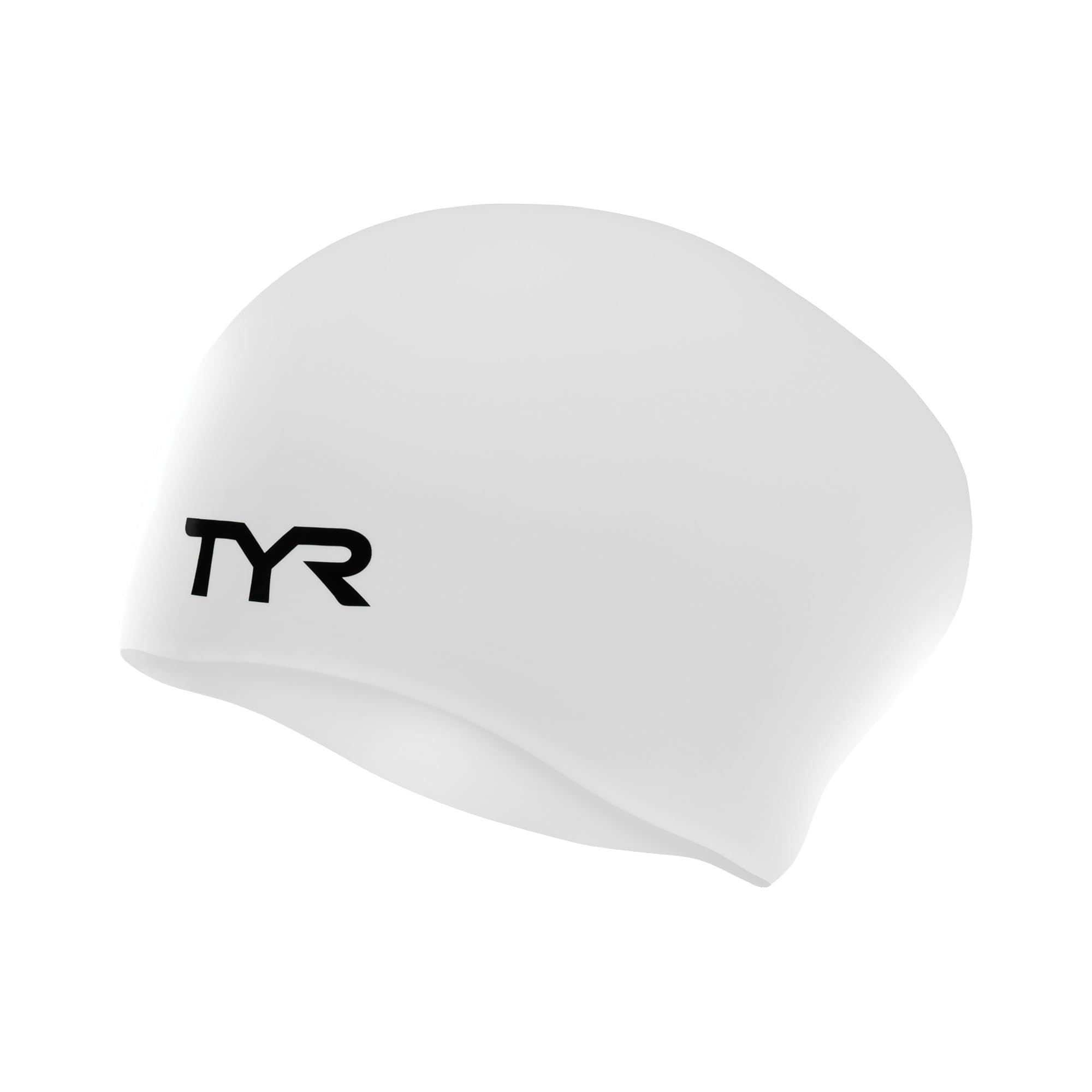 TYR Adult Long Hair Wrinkle-Free Silicone Swim Cap