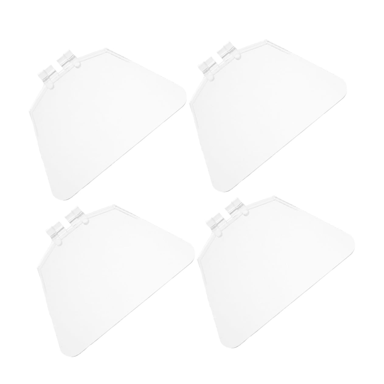 Veemoon Bench Grinder Eye Shield 4pcs Plastic Bench Grinder Guards Angle Grinder Protective Cover Bench Grinder Accessories 5 Inch, 11.00X9.00X0.10CM