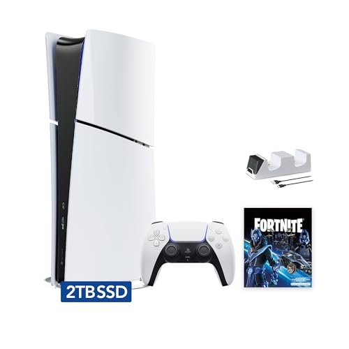 PlayStation 5 Slim Upgraded 2TB Digital Edition Fortnite Cobalt S...