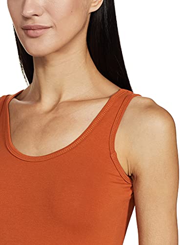 Image of Longies Women's Sleeveless Camisole (LWSLTPO2V001 D.Maroon & Rust10 S)
