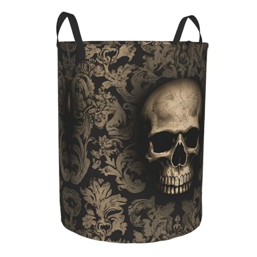 Panier à linge imperméable et pliable avec motif gothique