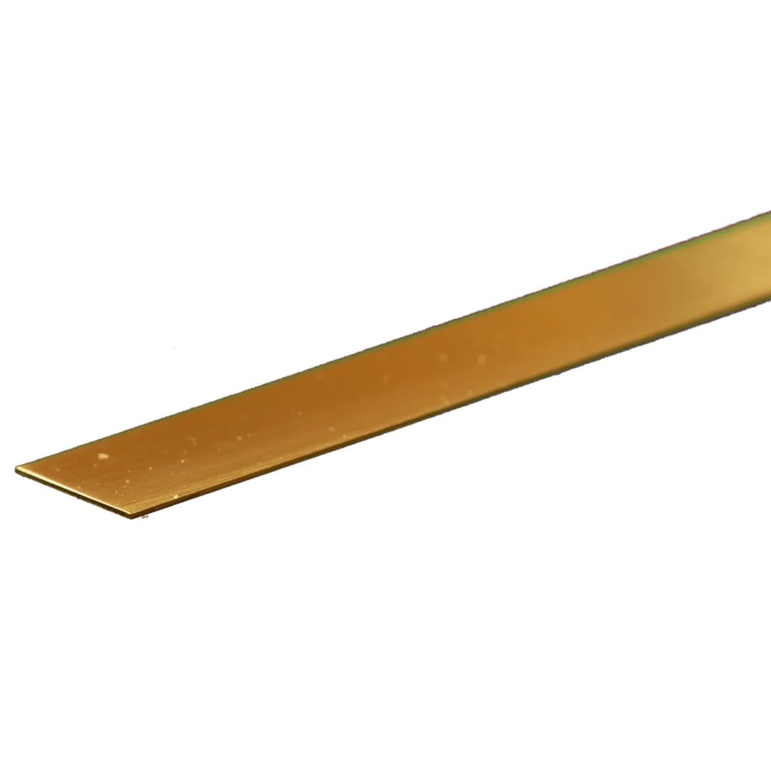 K&S Brass Strip - 0.016" x 1/2" x 12" -2
