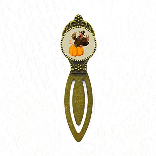 Marque-page citrouille rétro Thanksgiving idée cadeau pour lecteur