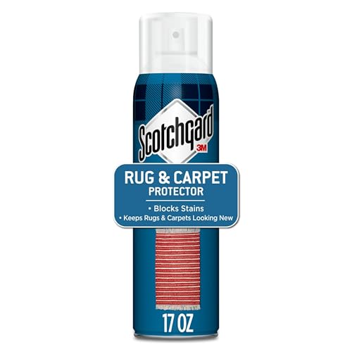Scotchgard Rug & Carpet Protector, Carpet & Rug Protector Blocks Stains During Fall and Winter Holidays, Fabric Protector Makes Cleanup of Stains from Food Spills Easier, 17 oz, 4406-17 PF
